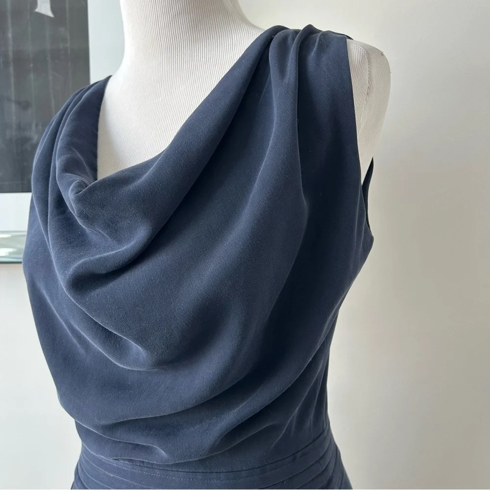 Play with Fala Drape Neck Faux Wrap Dress - Picture 4 of 7